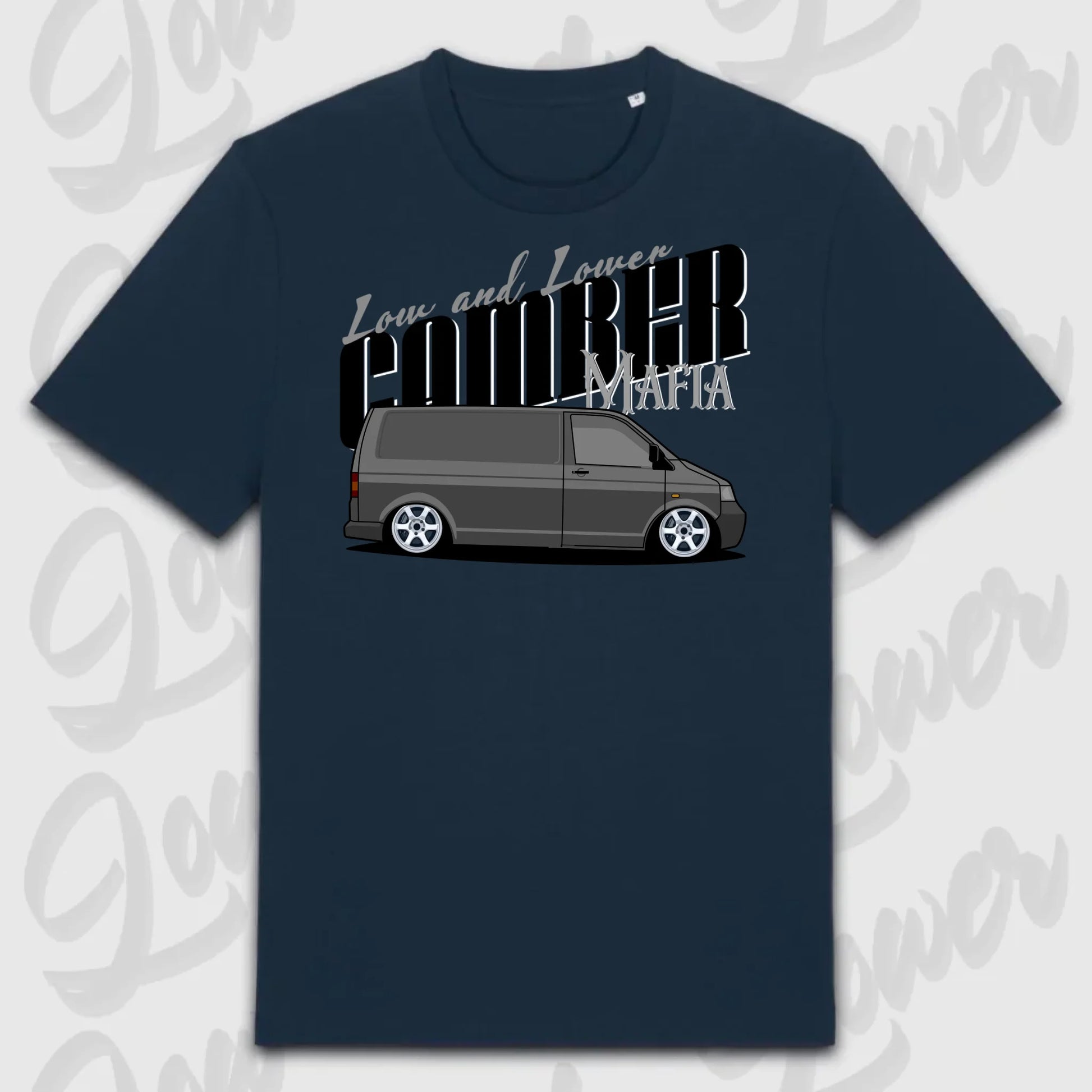 T-Shirt Tuning Cars, Personalisiert Blau, VW, BMW, Audi, Mercedes, Autos