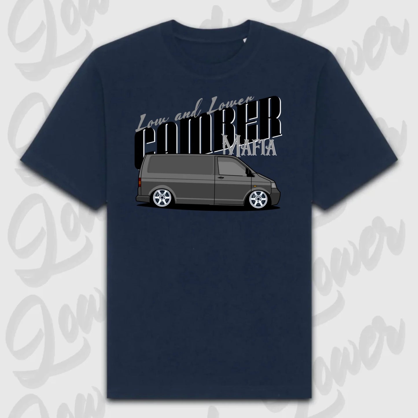 T-Shirt Personalisiert blau, VW, BMW, Mercedes, Audi