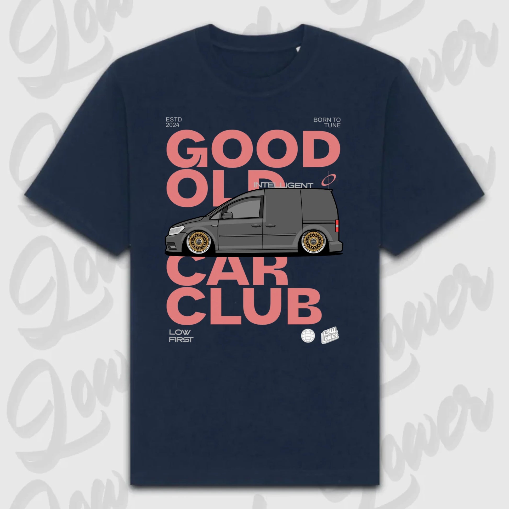 T-Shirt Personalisiert blau, VW, BMW, Mercedes, Audi