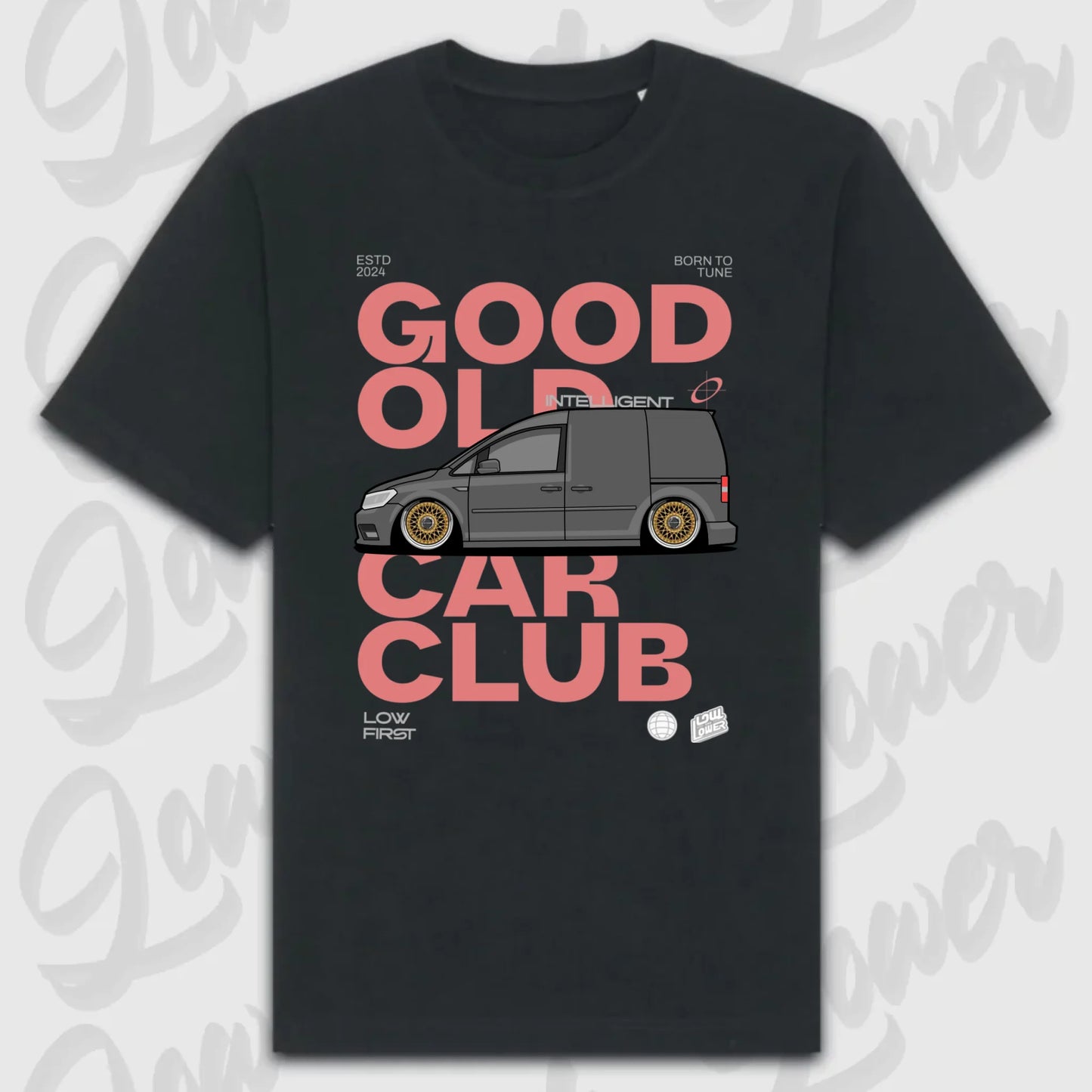 T-Shirt Personalisiert Schwarz, VW, BMW, Mercedes, Audi