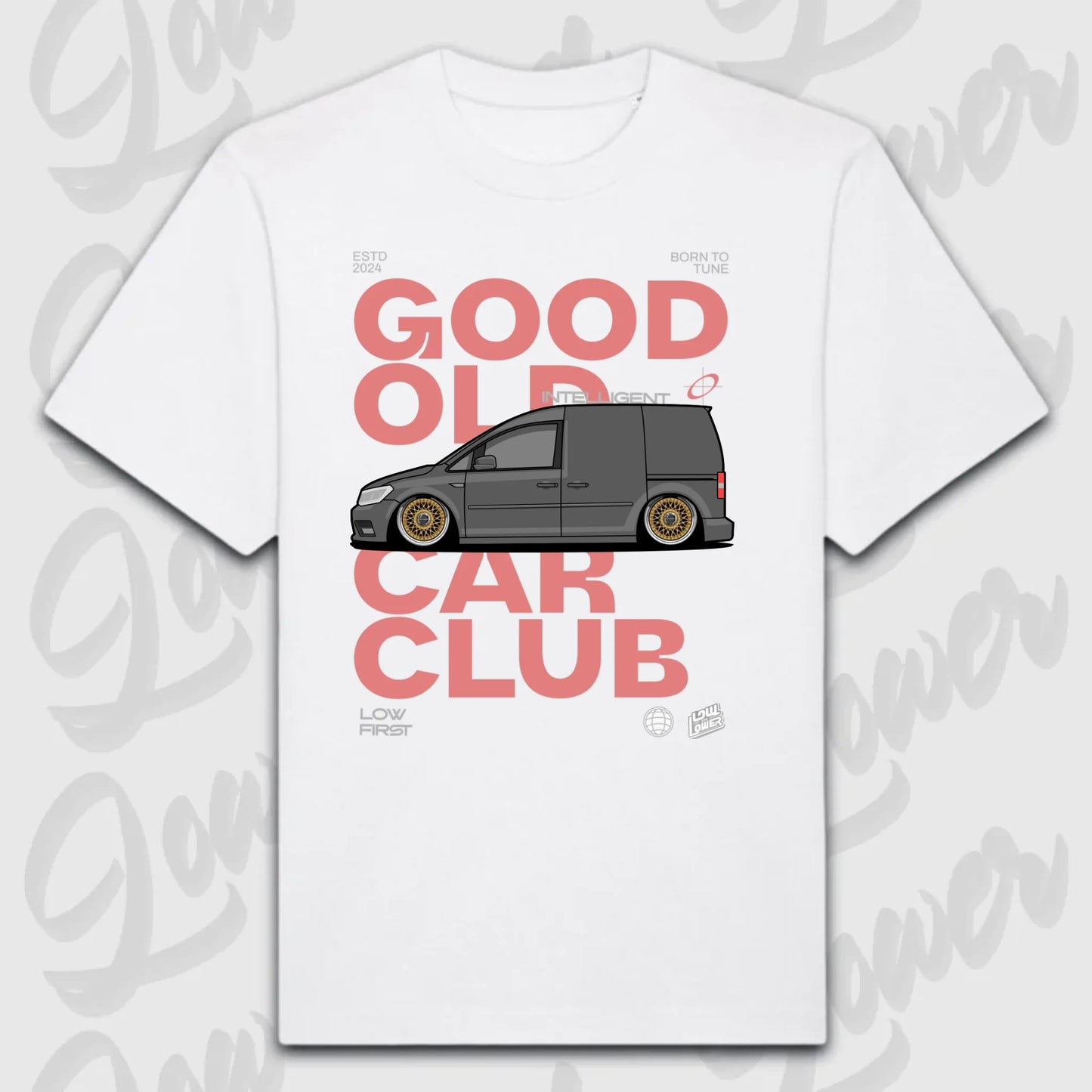 T-Shirt Personalisiert weiß, VW, BMW, Mercedes, Audi