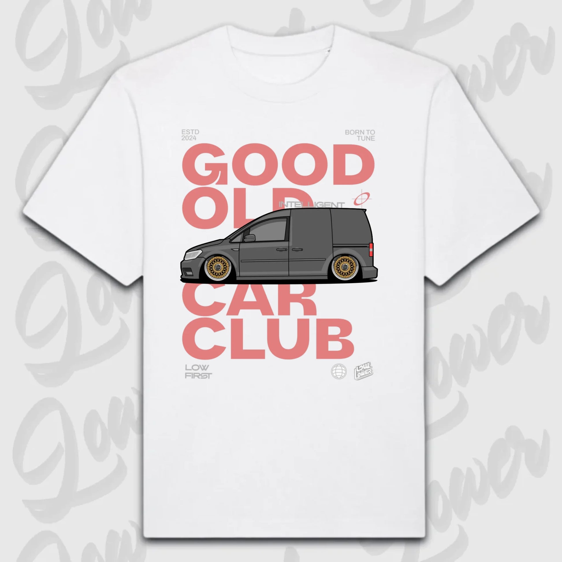 T-Shirt Personalisiert weiß, VW, BMW, Mercedes, Audi