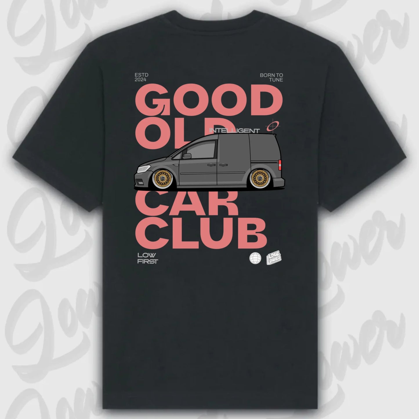 T-Shirt Personalisiert Schwarz, VW, BMW, Mercedes, Audi