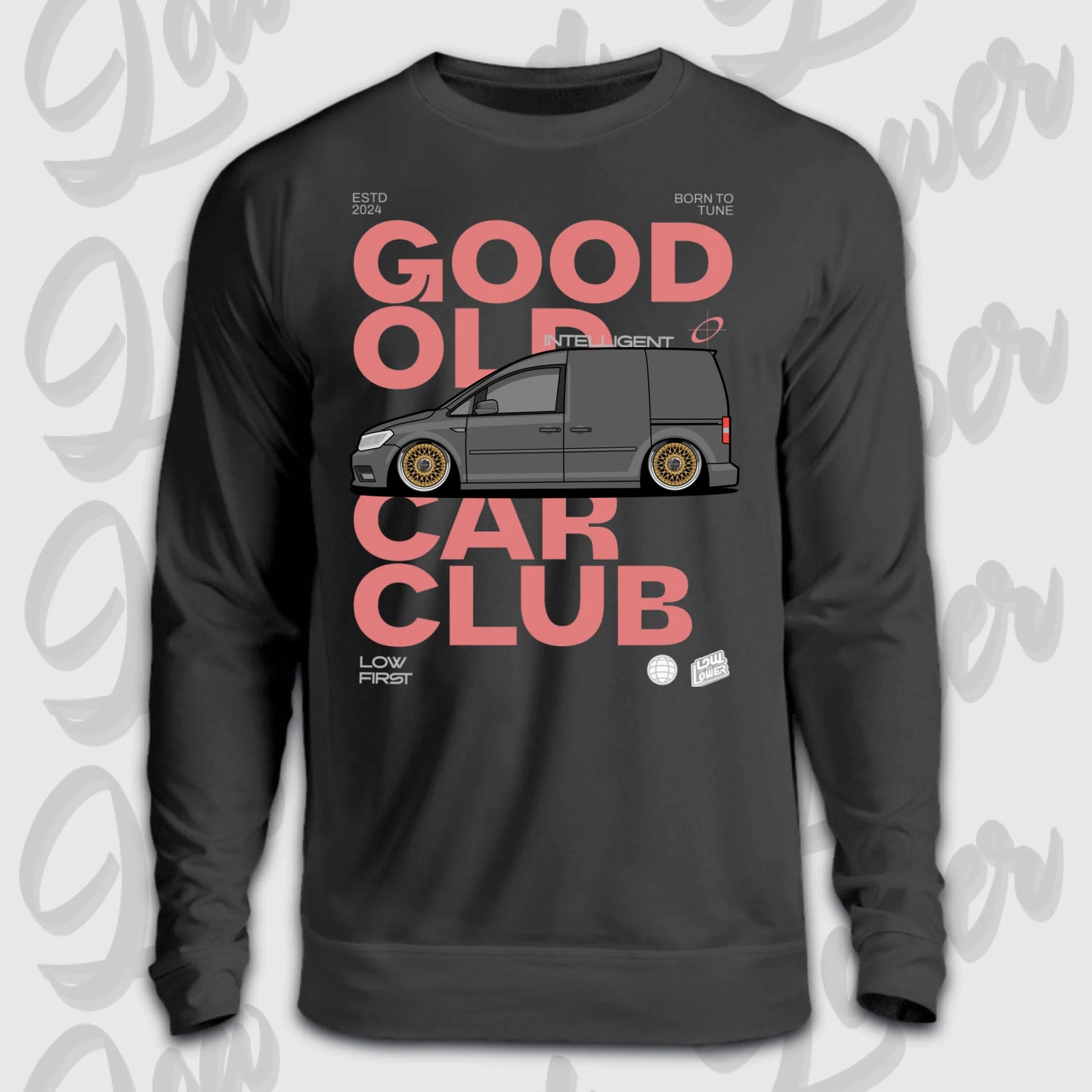 Sweater Front schwarz 