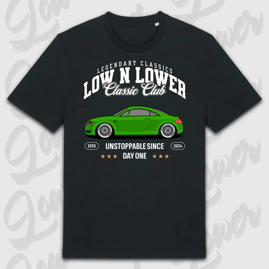T-Shirt Tuning Cars, Personalisiert Schwarz, VW, BMW, Audi, Mercedes, Autos