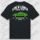 T-Shirt Tuning Cars, Personalisiert Schwarz Rückseite, VW, BMW, Audi, Mercedes, Autos