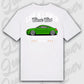T-Shirt Tuning Cars, Personalisiert weiß Rückseite, VW, B