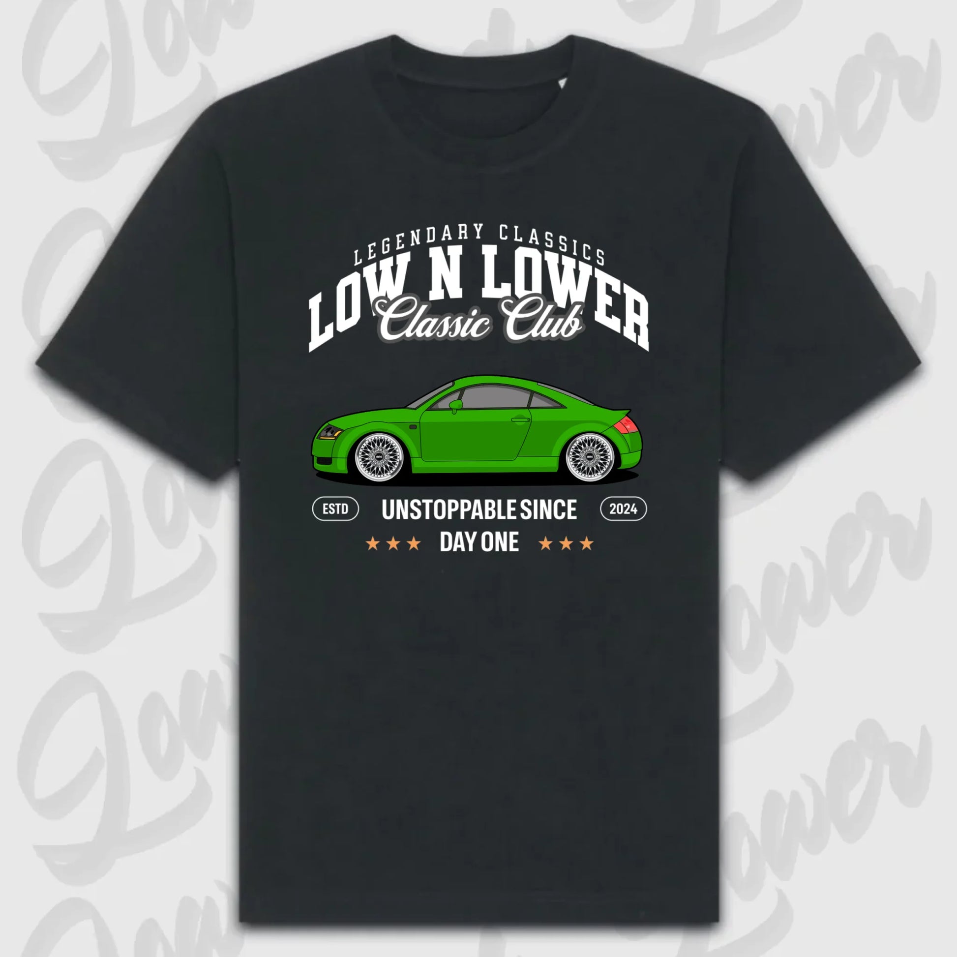 T-Shirt Personalisiert Schwarz, VW, BMW, Mercedes, Audi