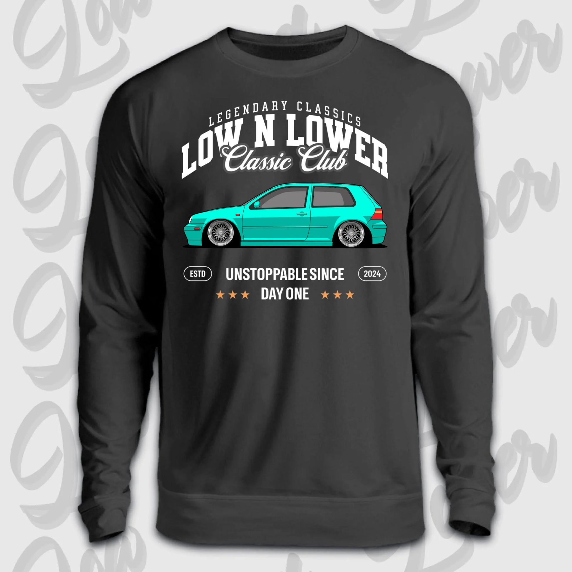 Sweater Front schwarz 