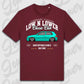 T-Shirt Tuning Cars, Personalisiert Rot, VW, BMW, Audi, Mercedes, Autos