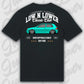 T-Shirt Tuning Cars, Personalisiert Schwarz Rückseite, VW, BMW, Audi, Mercedes, Autos