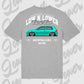 T-Shirt Tuning Cars, Personalisiert grau Rückseite, VW, B