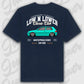 T-Shirt Personalisiert blau, VW, BMW, Mercedes, Audi