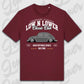 T-Shirt Tuning Cars, Personalisiert Rot, VW, BMW, Audi, Mercedes, Autos