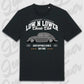 Schwarzes Standard T-Shirt Käfer mit personalisiertem Auto-Motiv