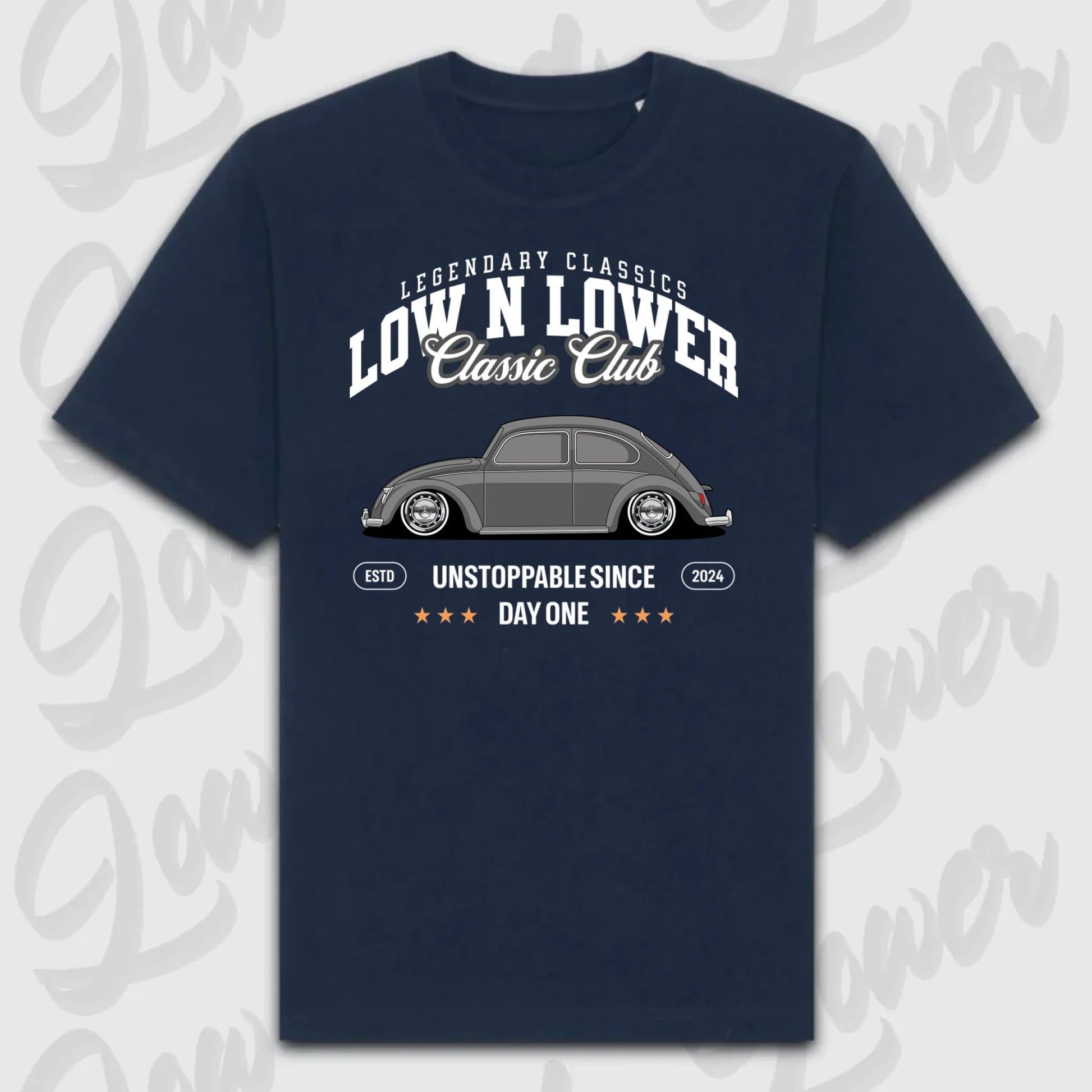 T-Shirt Personalisiert blau, VW, BMW, Mercedes, Audi