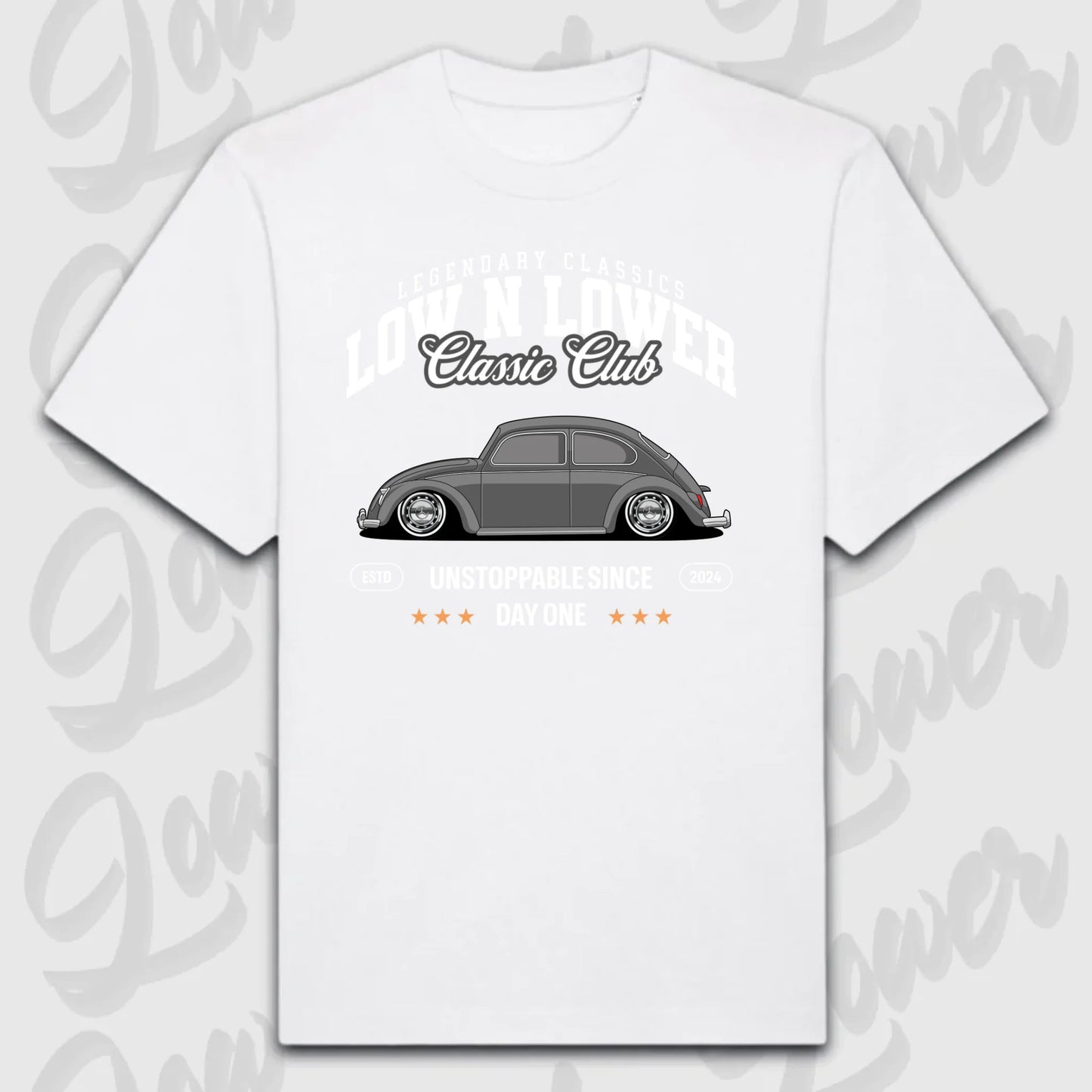 T-Shirt Personalisiert weiß, VW, BMW, Mercedes, Audi