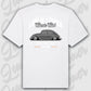 T-Shirt Personalisiert weiß, VW, BMW, Mercedes, Audi