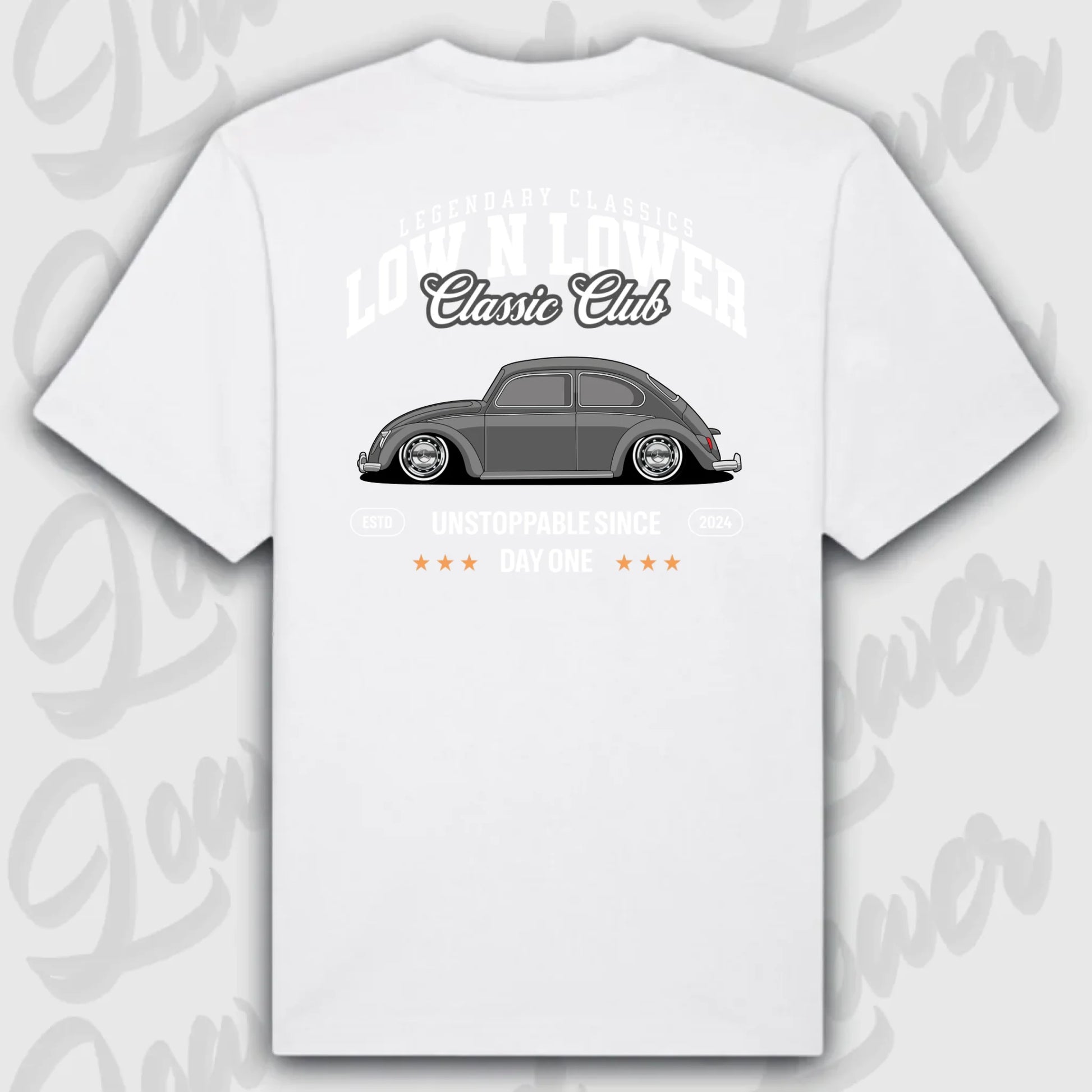 T-Shirt Personalisiert weiß, VW, BMW, Mercedes, Audi