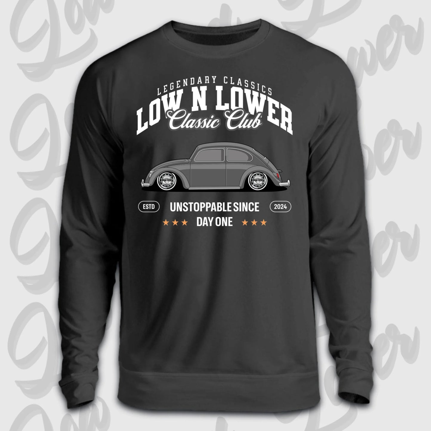 Sweater Front schwarz 