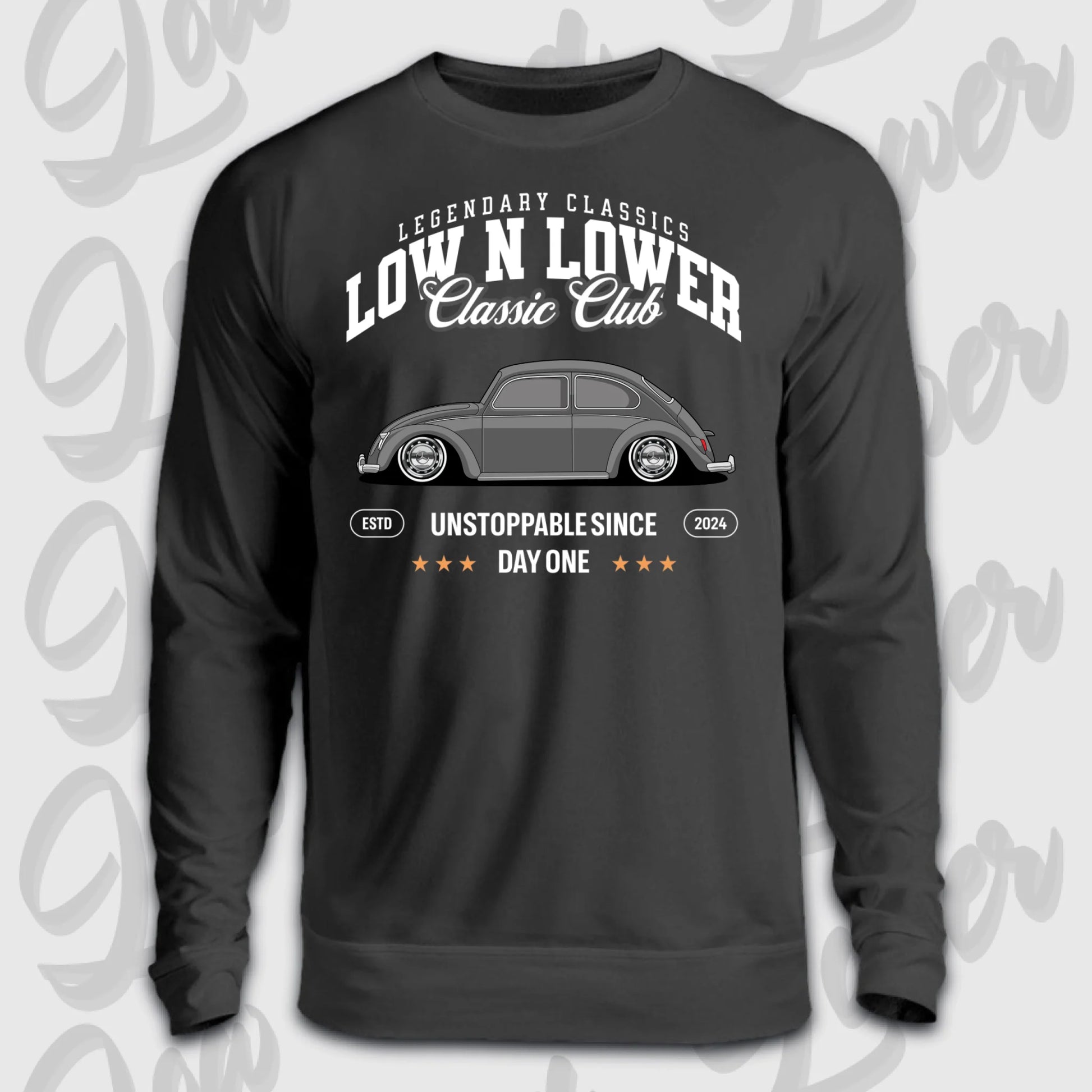 Sweater Front schwarz 