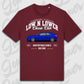 T-Shirt Tuning Cars, Personalisiert Rot, VW, BMW, Audi, Mercedes, Autos