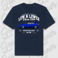 T-Shirt Personalisiert blau, VW, BMW, Mercedes, Audi