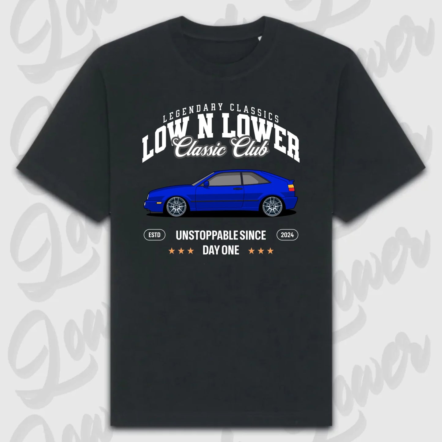T-Shirt Personalisiert Schwarz, VW, BMW, Mercedes, Audi