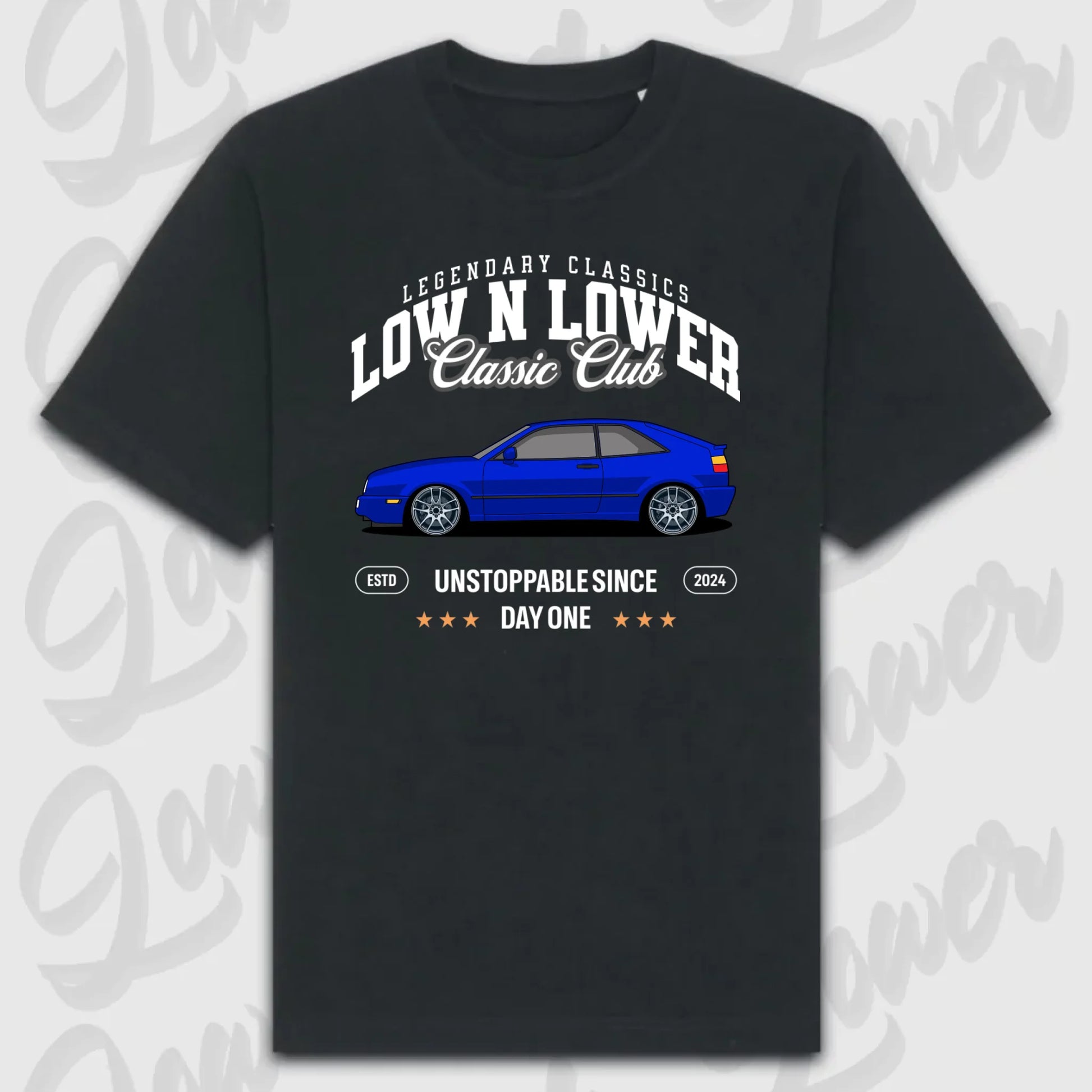 T-Shirt Personalisiert Schwarz, VW, BMW, Mercedes, Audi