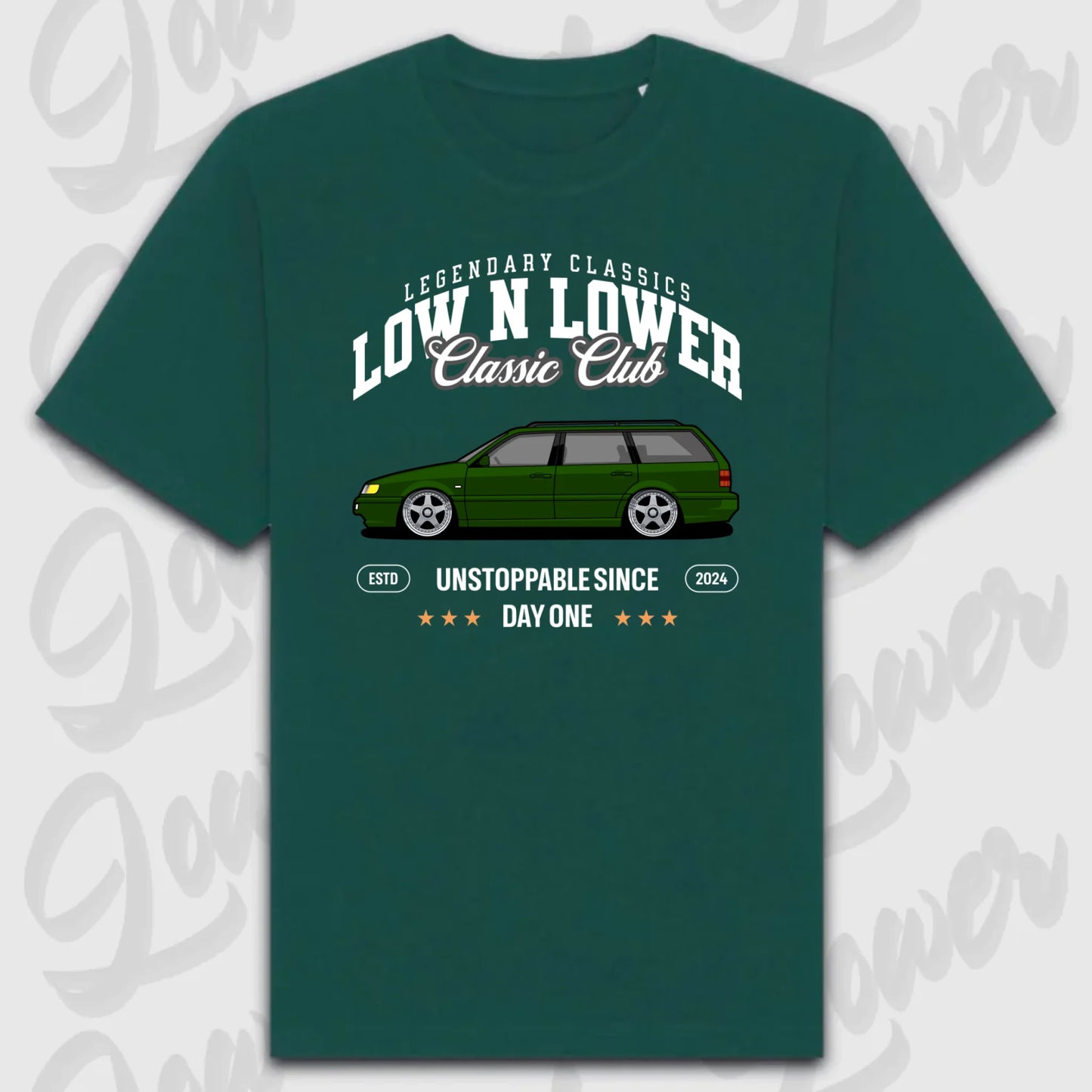 T-Shirt Personalisiert grün, VW, BMW, Mercedes, Audi