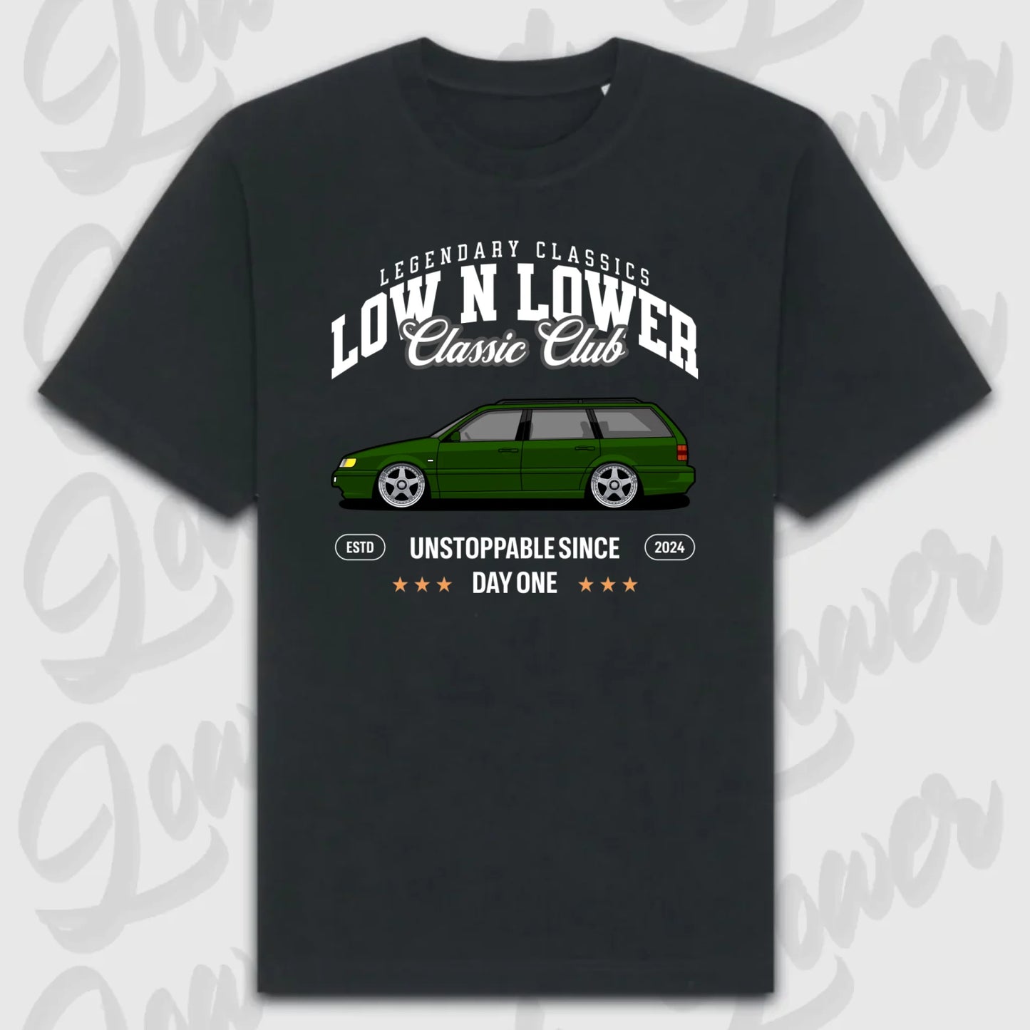 T-Shirt Personalisiert Schwarz, VW, BMW, Mercedes, Audi