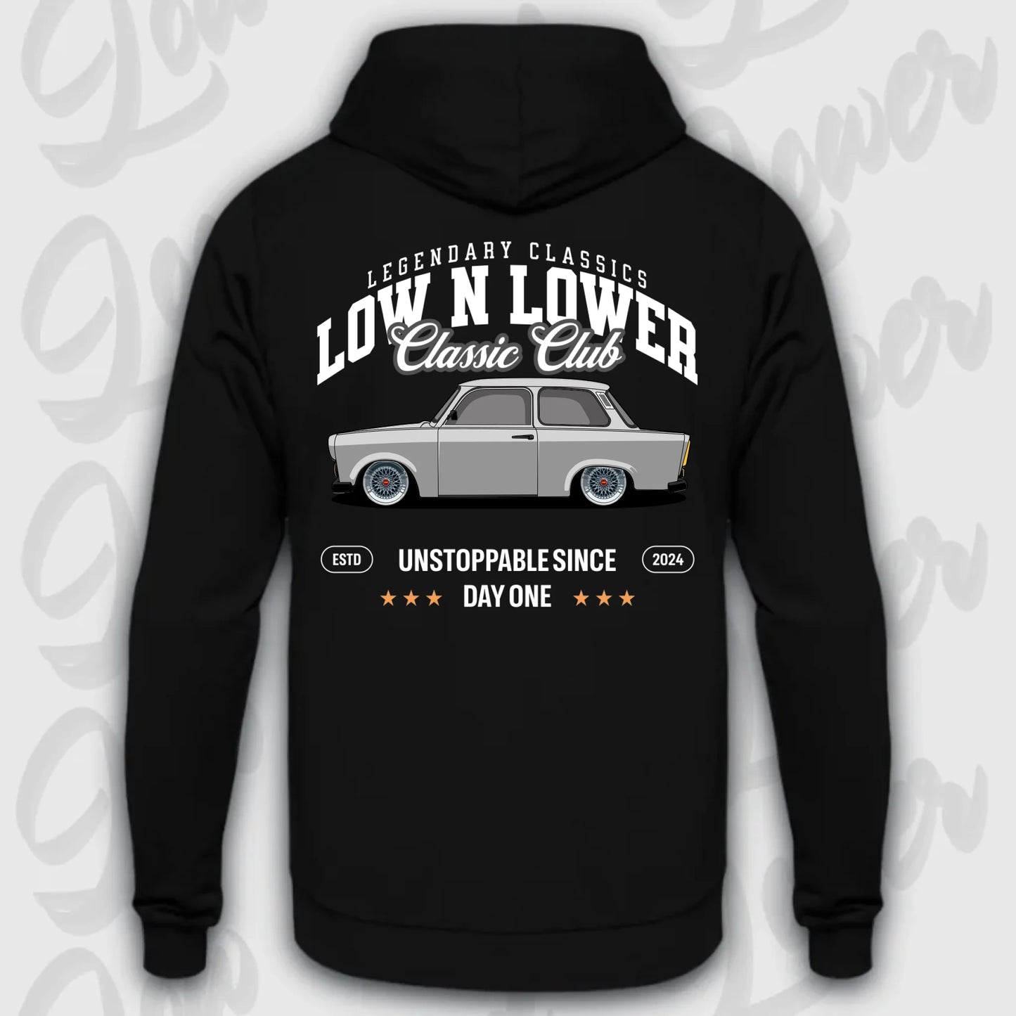 Mockup Stand hoodie teeinblue -      