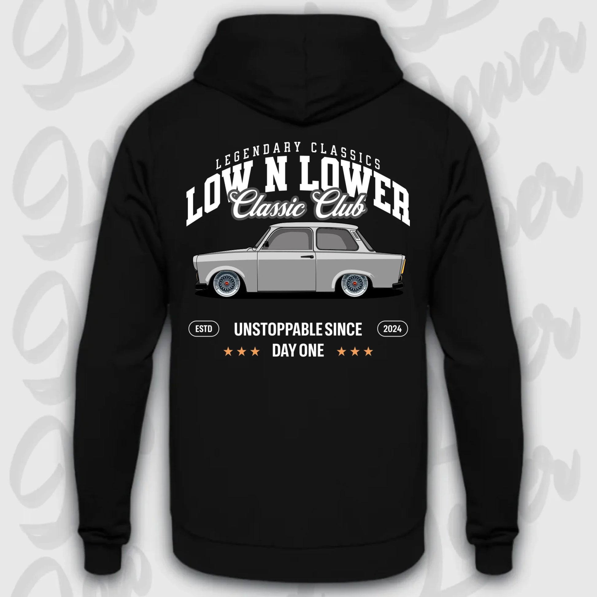 Mockup Stand hoodie teeinblue -      