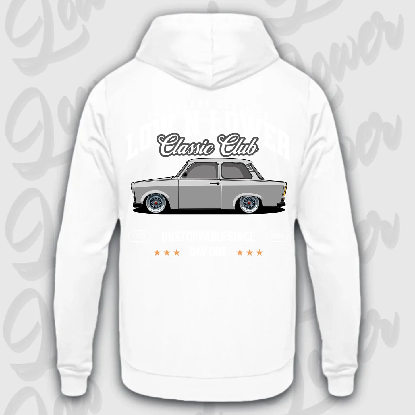 Mockup Stand hoodie teeinblue - Shirt stand 2