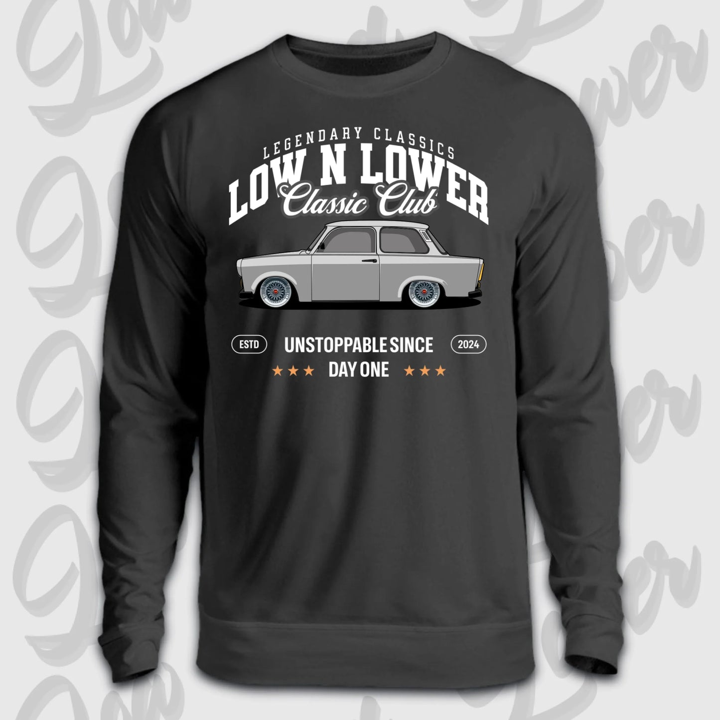 Sweater Front schwarz 