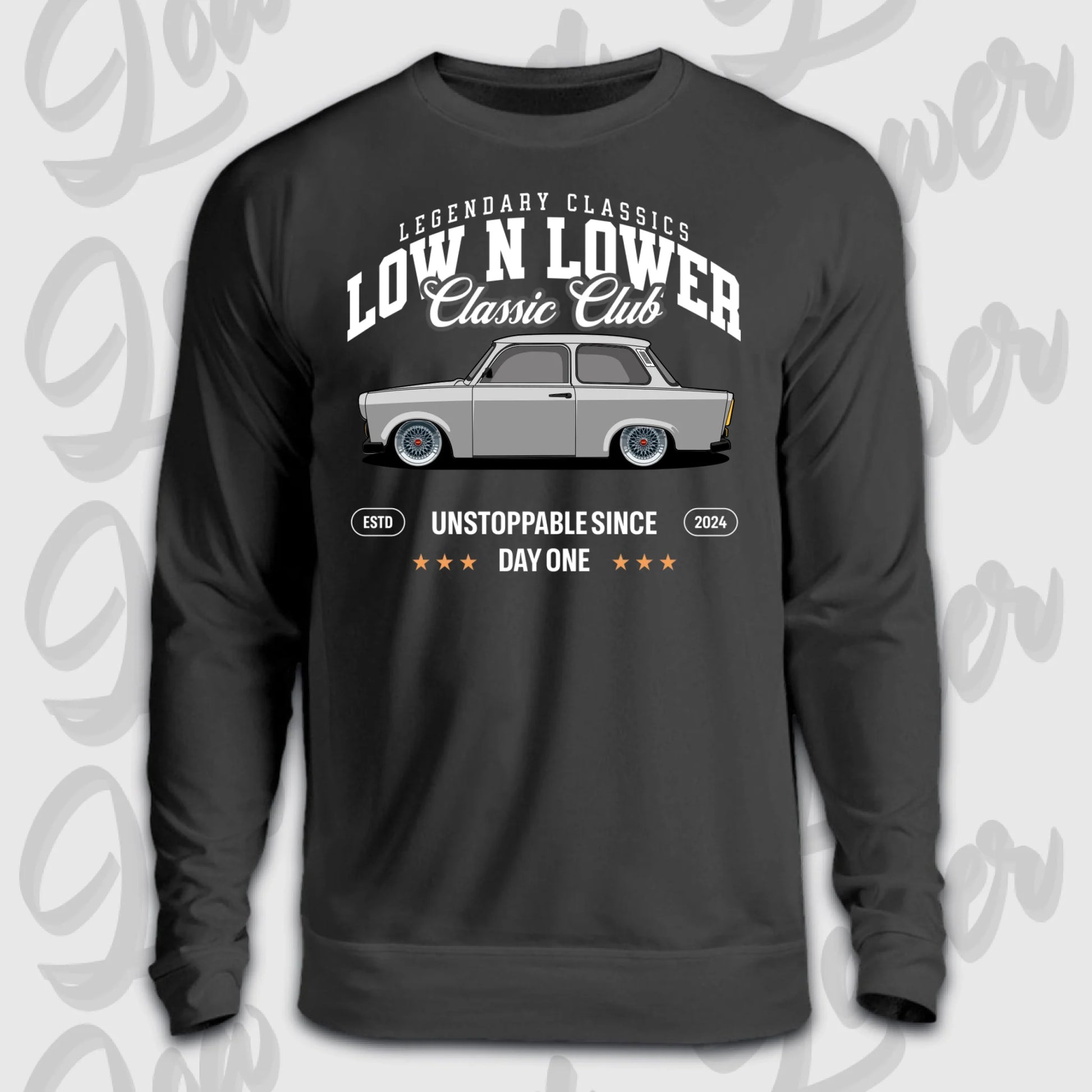 Sweater Front schwarz 