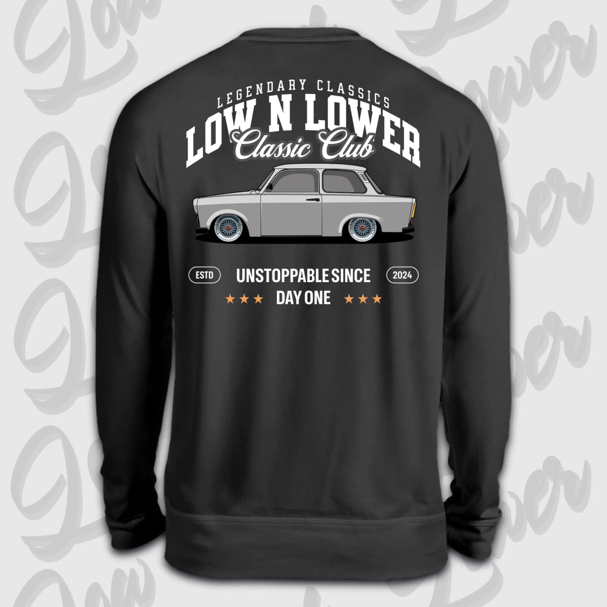 Sweater schwarz back