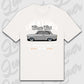 T-Shirt Tuning Cars, Personalisiert Weiß, VW, BMW, Audi, Mercedes, Autos