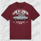 T-Shirt Tuning Cars, Personalisiert Rot, VW, BMW, Audi, Mercedes, Autos