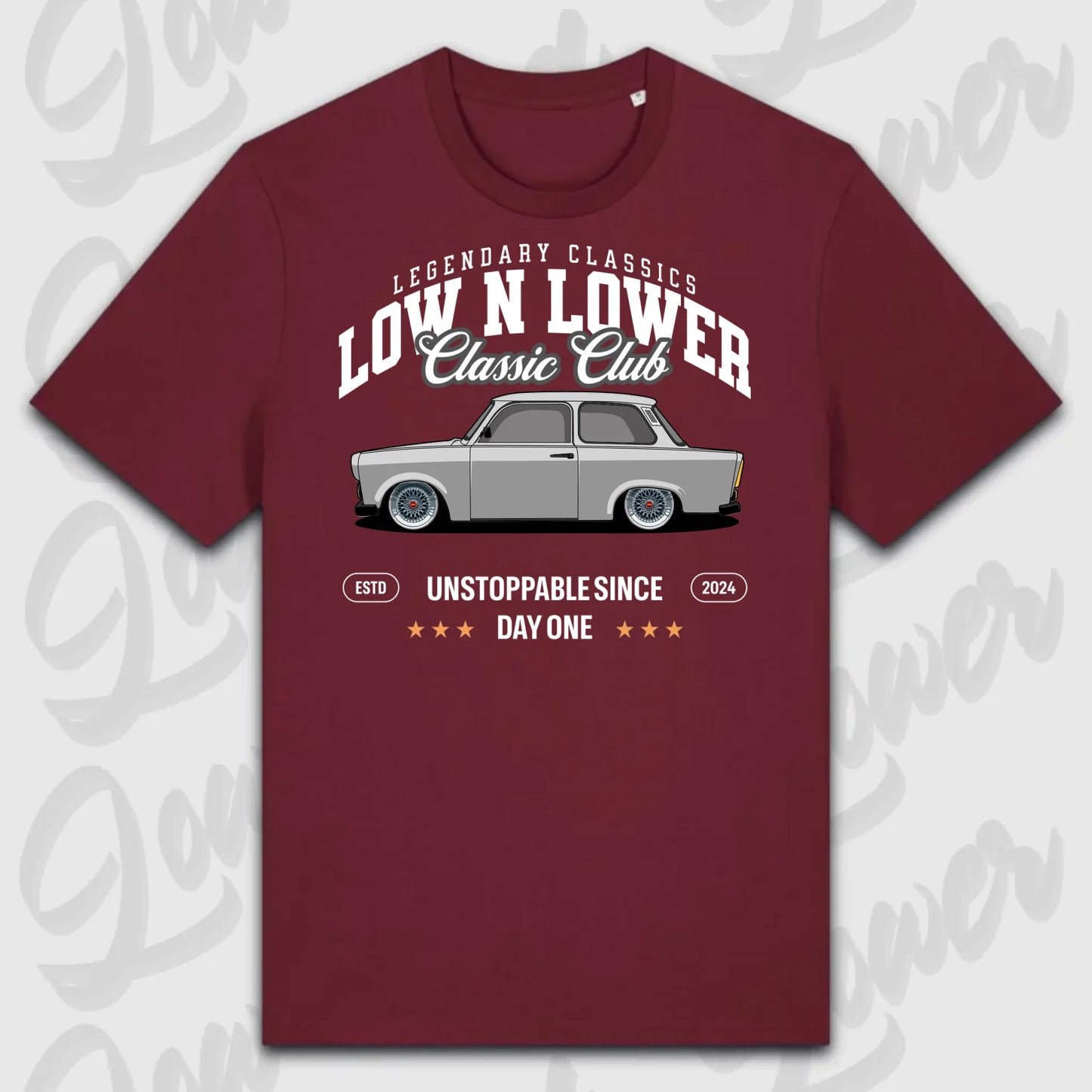 T-Shirt Tuning Cars, Personalisiert Rot, VW, BMW, Audi, Mercedes, Autos
