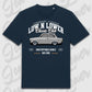 T-Shirt Tuning Cars, Personalisiert Blau, VW, BMW, Audi, Mercedes, Autos