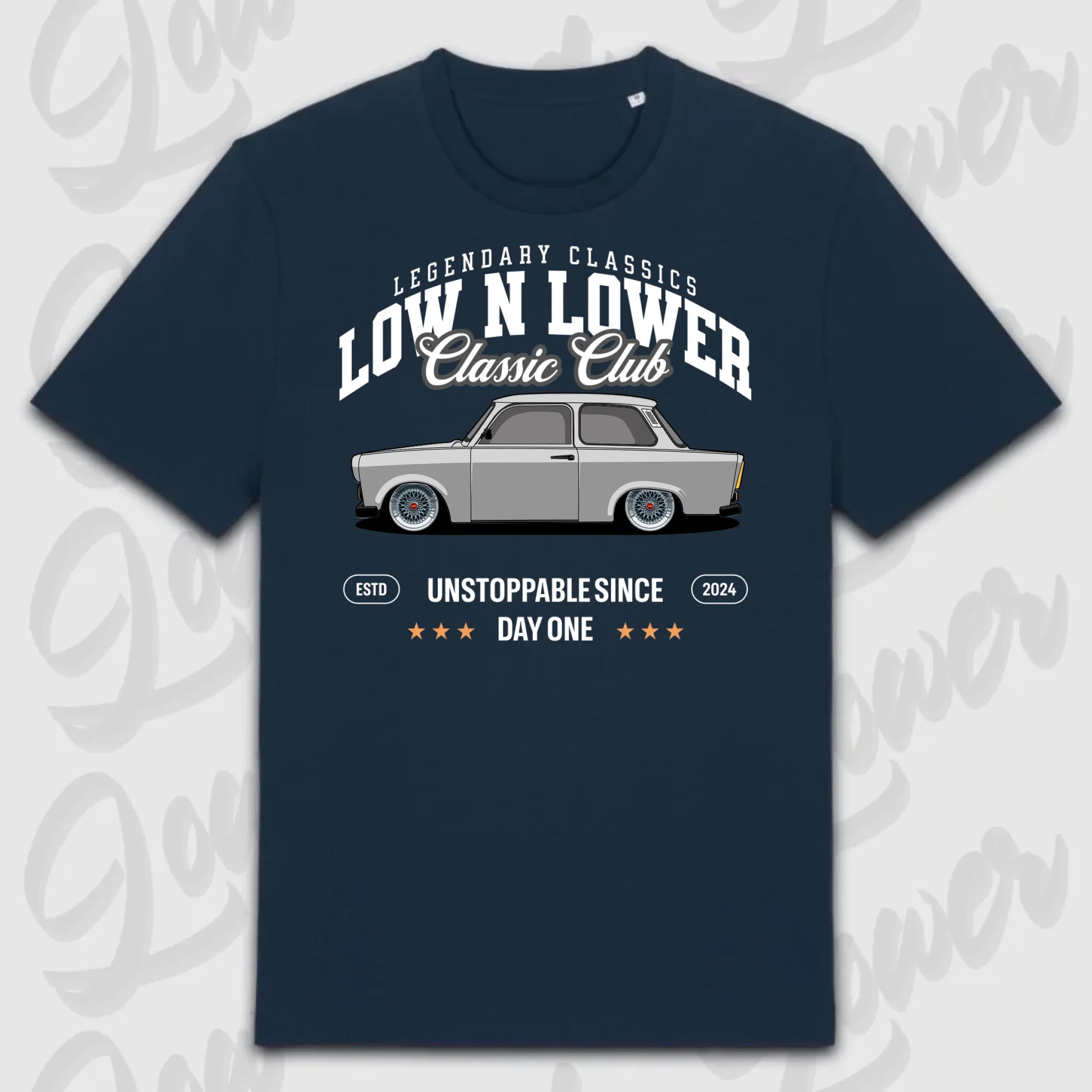 T-Shirt Tuning Cars, Personalisiert Blau, VW, BMW, Audi, Mercedes, Autos