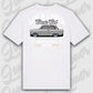 T-Shirt Tuning Cars, Personalisiert weiß Rückseite, VW, B