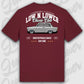 T-Shirt Tuning Cars, Personalisiert Rot Rückseite, VW, B