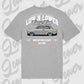 T-Shirt Tuning Cars, Personalisiert grau Rückseite, VW, B