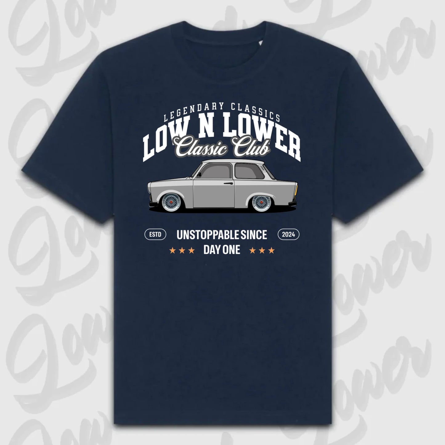 T-Shirt Personalisiert blau, VW, BMW, Mercedes, Audi