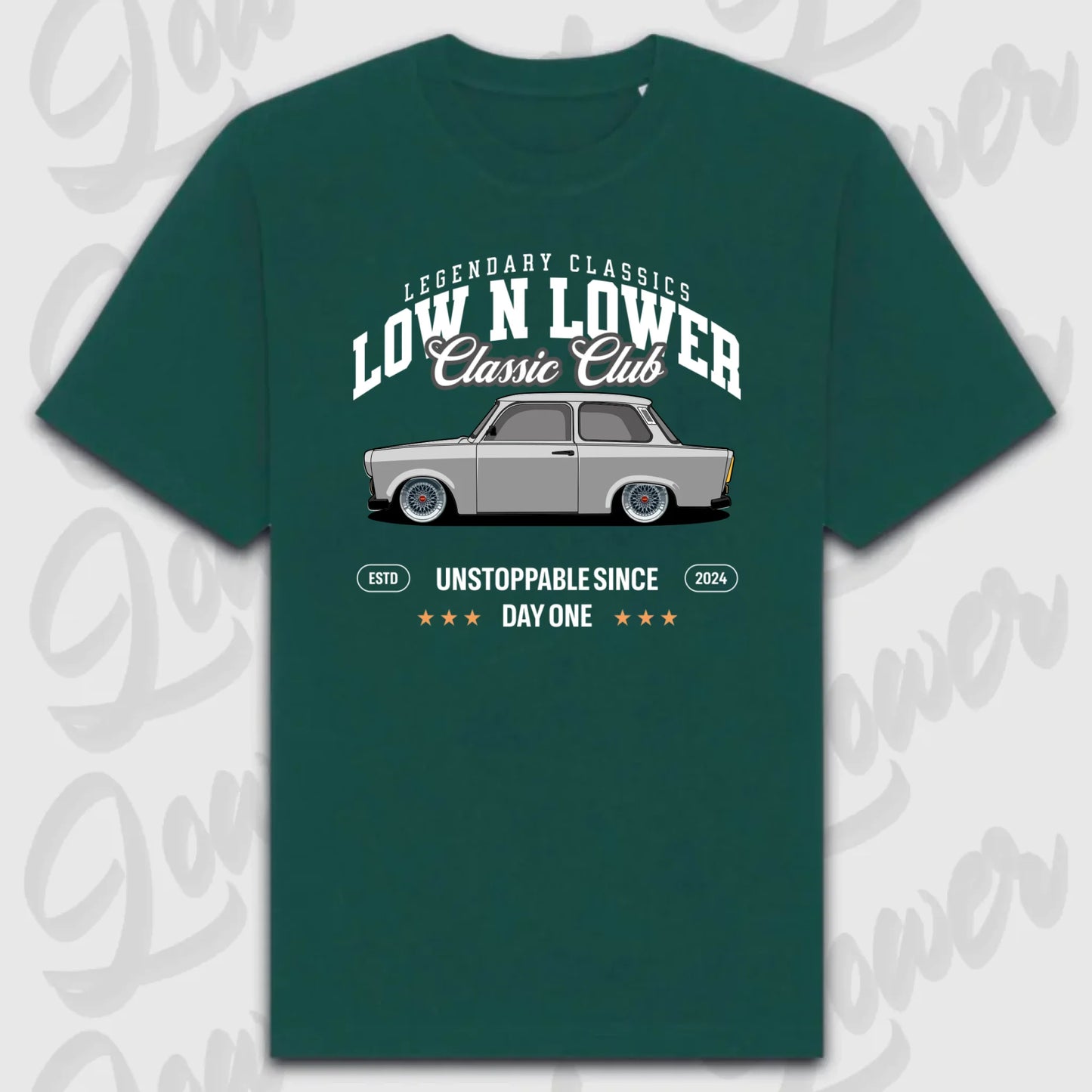 T-Shirt Personalisiert grün, VW, BMW, Mercedes, Audi