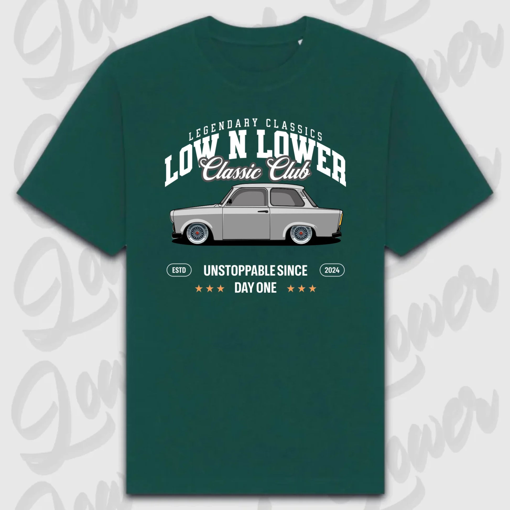 T-Shirt Personalisiert grün, VW, BMW, Mercedes, Audi
