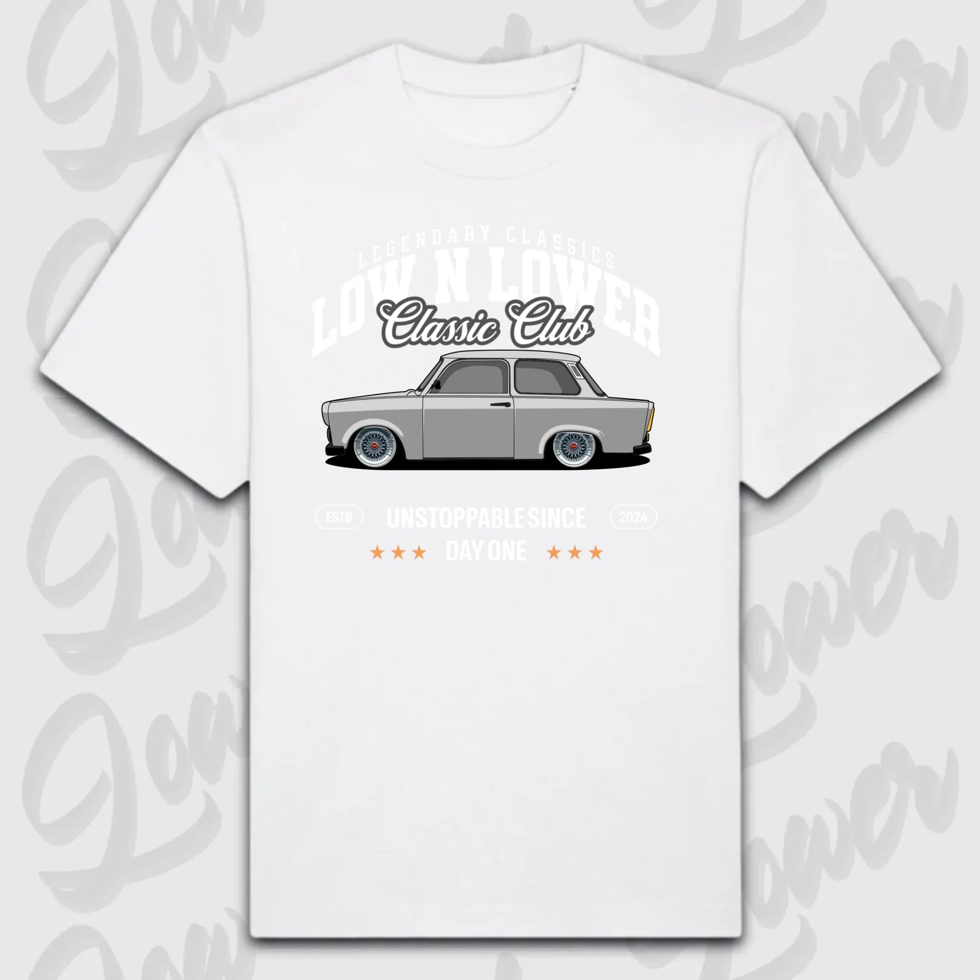 T-Shirt Personalisiert weiß, VW, BMW, Mercedes, Audi