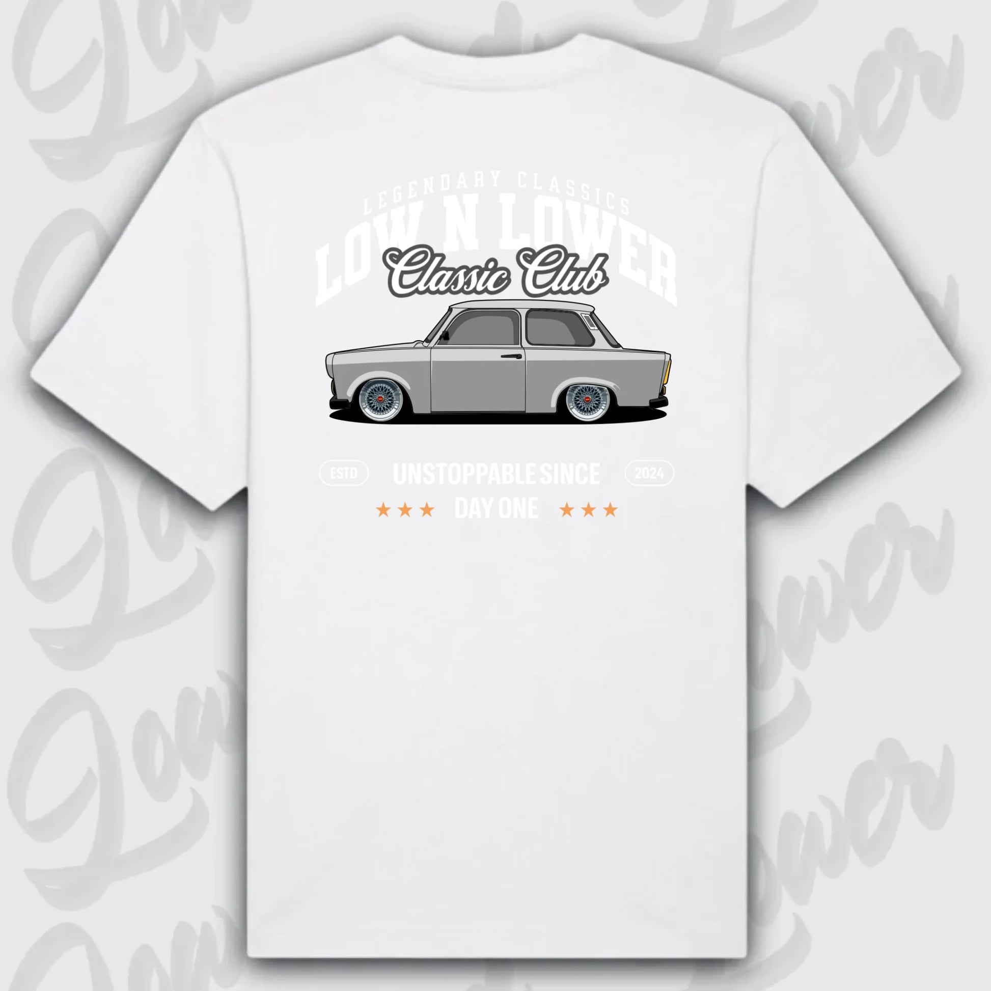 T-Shirt Personalisiert weiß, VW, BMW, Mercedes, Audi